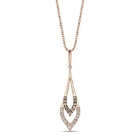 Le Vian 14K Strawberry Gold 0.28CTW Diamond Pendant