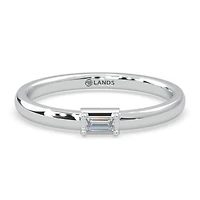 Lands Collection Modern Electrum Canadian Diamond Fashion Ring Size 7.5