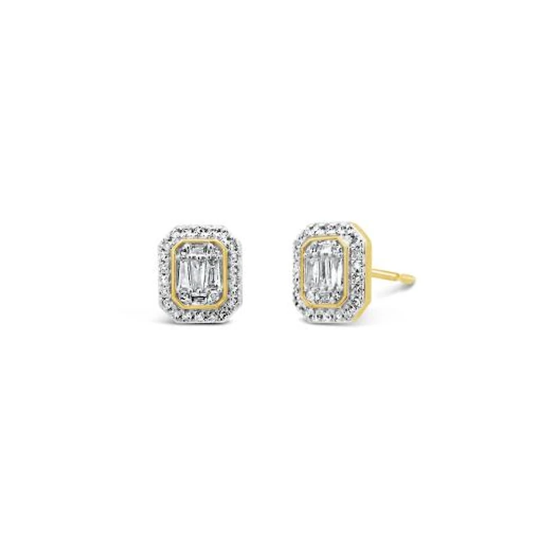 0.20CTW Diamond Fashion Stud Earrings in 10K Yellow Gold
