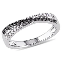 JULIANNA B 0.25CTW Diamond Fashion Band Sterling Silver