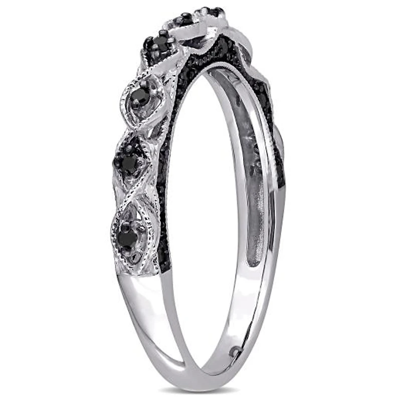JULIANNA B 0.14CTW Diamond Fashion Ring 10K White Gold