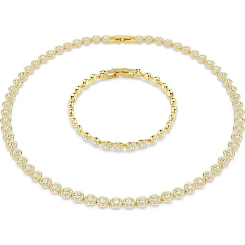 Swarovski Una Angelic Set of Tennis Necklace & Bracelet