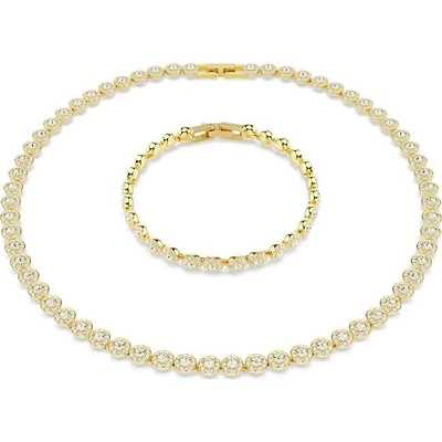 Swarovski Una Angelic Set of Tennis Necklace & Bracelet
