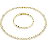 Swarovski Una Angelic Set of Tennis Necklace & Bracelet