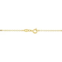 Bella Moda 0.10CTW Black Diamond Vermeil Necklace