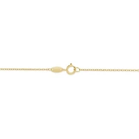 10K Yellow Gold "777" 17" Necklace