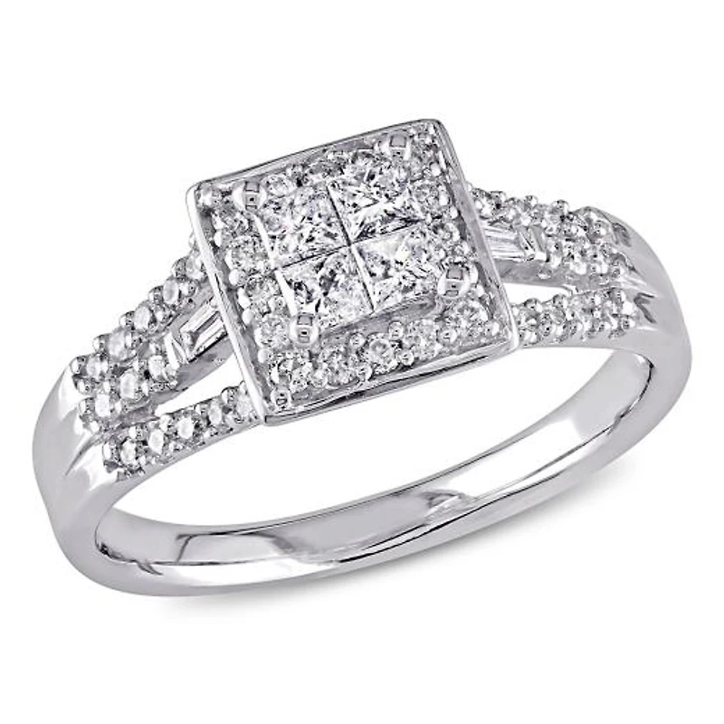 Julianna B 0.28CTW Diamond Fashion Ring 10K White Gold