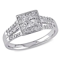 Julianna B 0.28CTW Diamond Fashion Ring 10K White Gold
