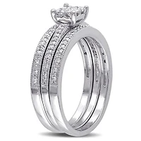 Julianna B 0.37CTW Diamond Bridal Set 10K White Gold