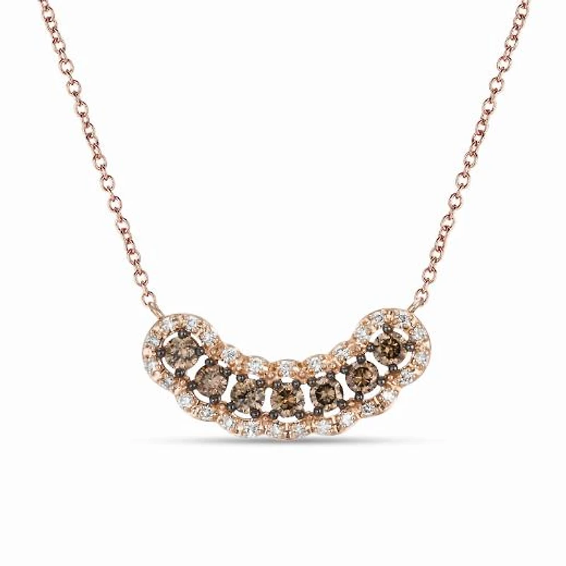 Le Vian 14K Rose Gold Chocolate & Nude Diamonds Adjustable Necklace
