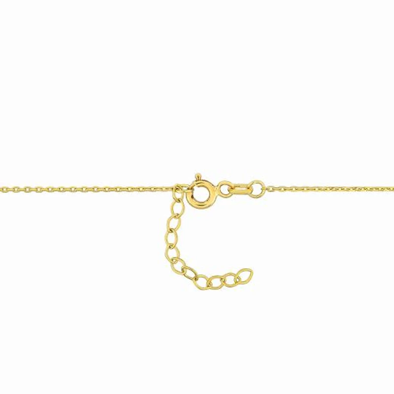 Julianna B 14K Yellow Gold Blue Sapphire & Diamond 16.5" + 1" Lariat Necklace