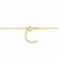 Julianna B 14K Yellow Gold Blue Sapphire & Diamond 16.5" + 1" Lariat Necklace