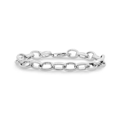 Sterling Silver 7.5" Charm Bracelet