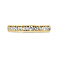 New Brilliance Lab Grown 0.50CTW Channel Set Diamond Band in 14K Yellow Gold