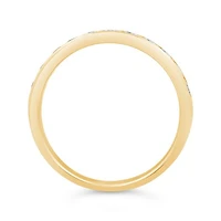 New Brilliance Lab Grown 0.50CTW Channel Set Diamond Band in 14K Yellow Gold