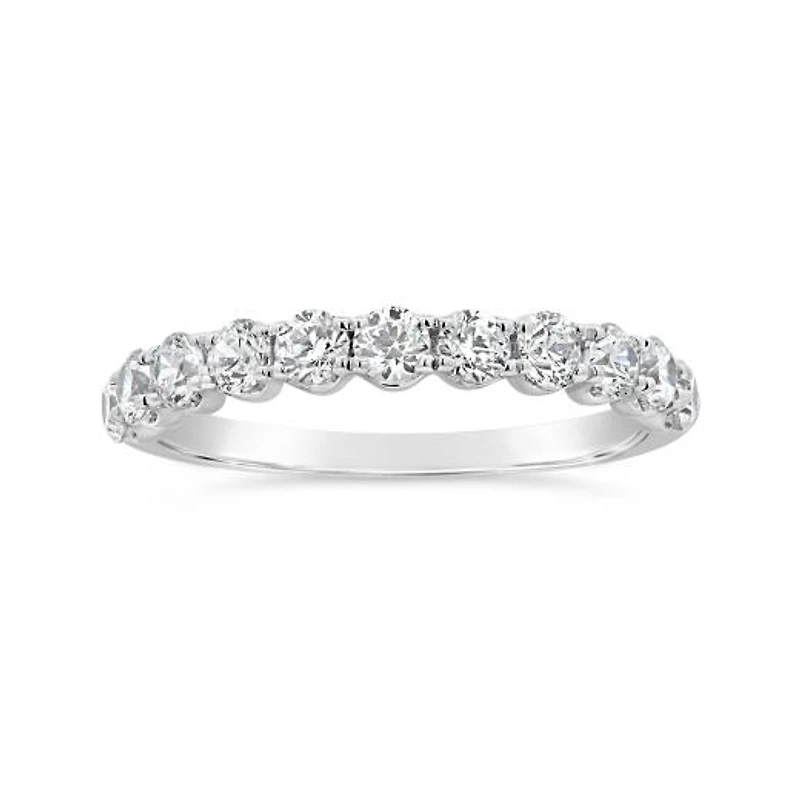 New Brilliance Lab Grown 1.00CTW Diamond Band in 14K White Gold