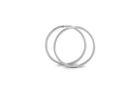 10K White Gold 0.8 x13mm Sleepers