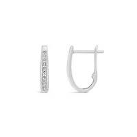 Infinity White Gold 0.25CTW Diamond Earrings