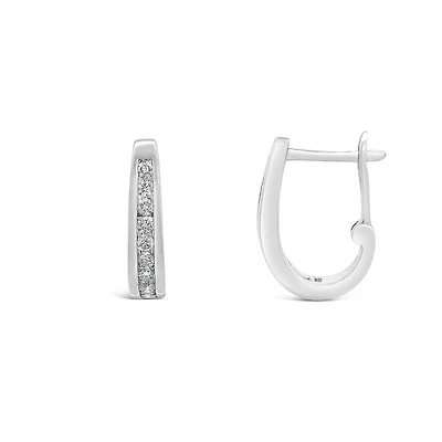 Infinity White Gold 0.50CTW Diamond Earrings