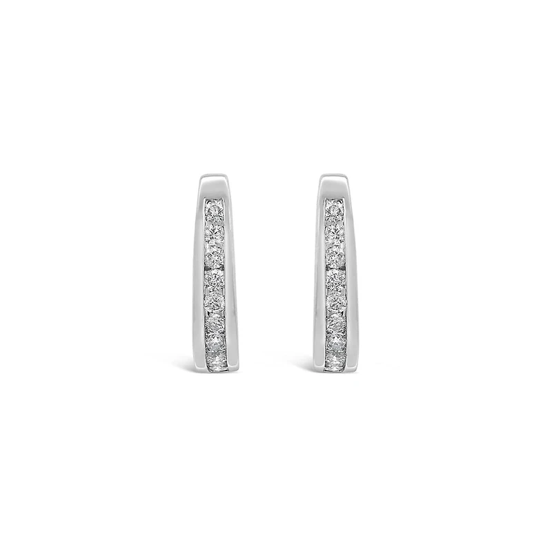 Infinity White Gold 0.50CTW Diamond Earrings