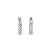 Infinity White Gold 0.50CTW Diamond Earrings