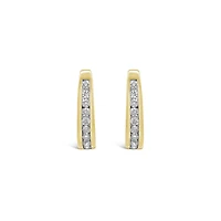 Infinity Yellow Gold 0.50CTW Diamond Earrings