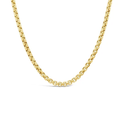 10K Yellow Gold 20" 2.3mm Round Box Chain