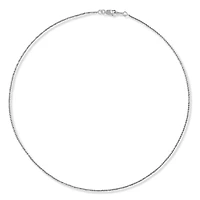 10K White Gold 18" 1.4mm Sparkle Chain