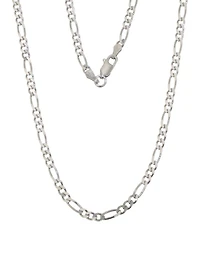 Sterling Silver 22" 2.8mm Figaro Chain