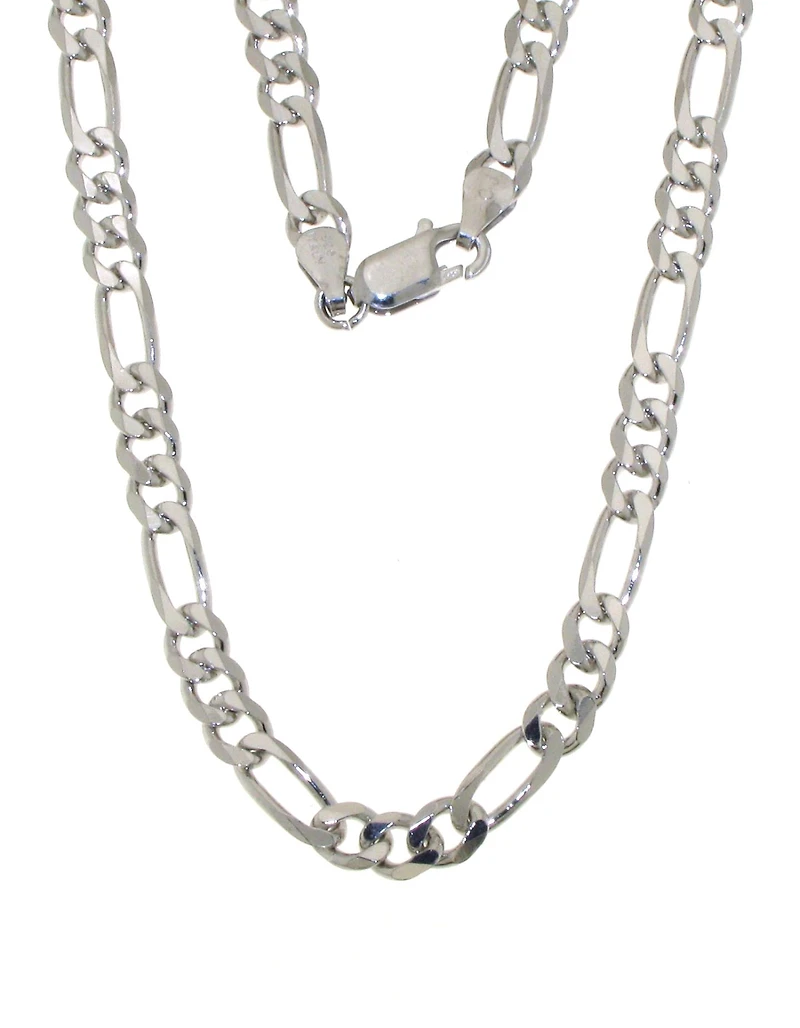 Sterling Silver 20" 5.6mm Figaro Chain