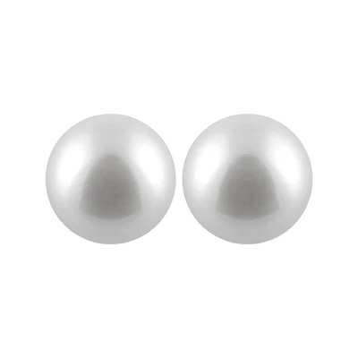 Freshwater 8-8.5mm White Pearl Studs