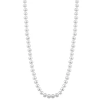 Freshwater 6-6.6mm White Pearl Necklace