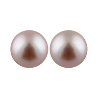 Large Freshwater Pearl Stud Earrings