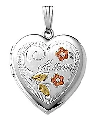 Sterling Silver 18" Heart Locket