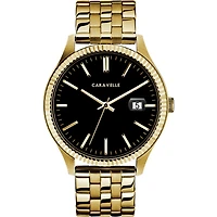 Caravelle Men's Gold & Black Chronograph