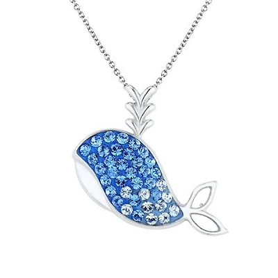 Crystal Creations Whale Pendant