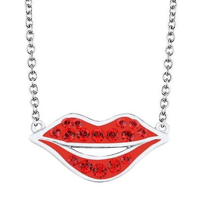 Crystal Creations Lips Pendant