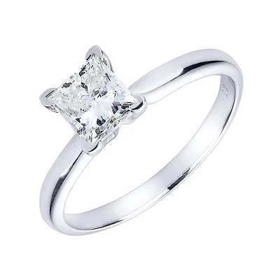 Melody Princess Cut 0.70CT Diamond Ring