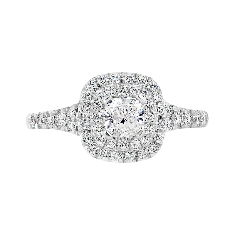 Glacier Fire Canadian Diamond 0.80CTW White Gold Bridal Ring
