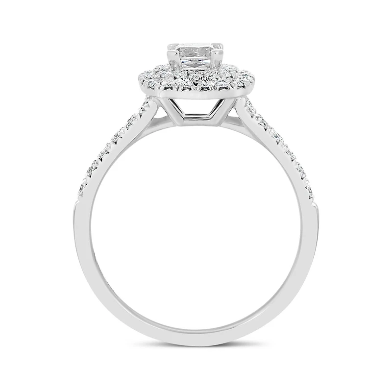 Glacier Fire Canadian Diamond 0.80CTW White Gold Bridal Ring