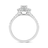 Glacier Fire Canadian Diamond 0.80CTW White Gold Bridal Ring