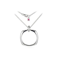 Elle Cushion Cut Circle Pendant