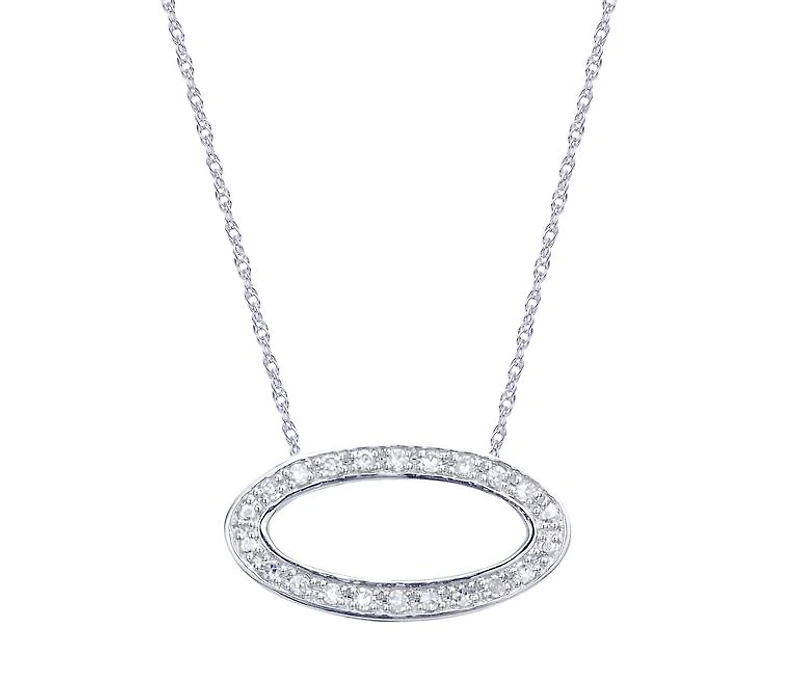 Midnight Diamond Reversible Pendant