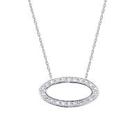 Midnight Diamond Reversible Pendant