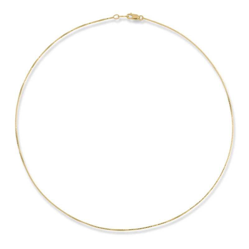 10K Yellow Gold 24" 2.2mm Semisolid Diamond Cut Box Chain