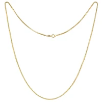 10K Yellow Gold 24" 2.2mm Semisolid Diamond Cut Box Chain