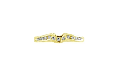 Serenade 0.13CT Diamond Yellow Gold Wedding Band