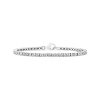 Sterling Silver Diamond Bracelet