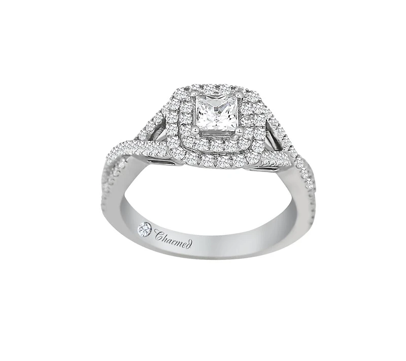 Charmed By Richard Calder 1.12CTW Diamond Engagement Ring