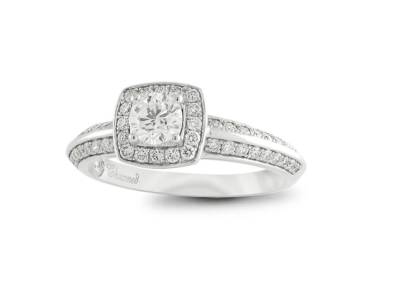 Charmed By Richard Calder 0.78CTW Diamond Engagement Ring